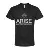 Unisex Poly-Rich V-Neck T-Shirt Thumbnail